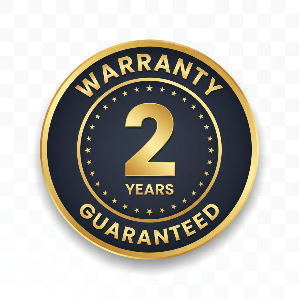 2 Year Warranty